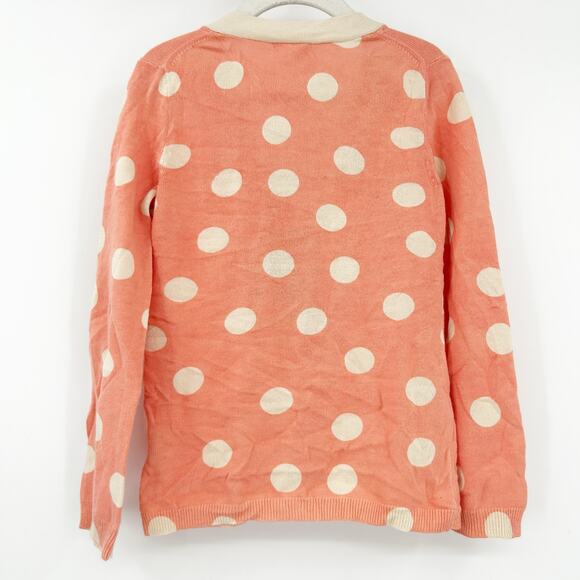 J.Crew Crewcuts Girls Fall Retro Button Polka Dot Cardigan Sweater Size 6/7 - Picture 5 of 5
